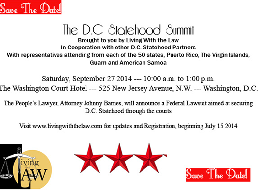 DC Statehood Summit Sep 27 2014